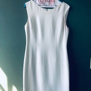 Beautiful, cream sheath dress. Impeccably cut.